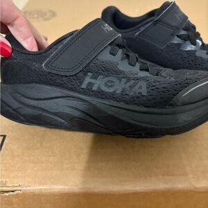 Hoka Kids Black Sneakers, size 2
